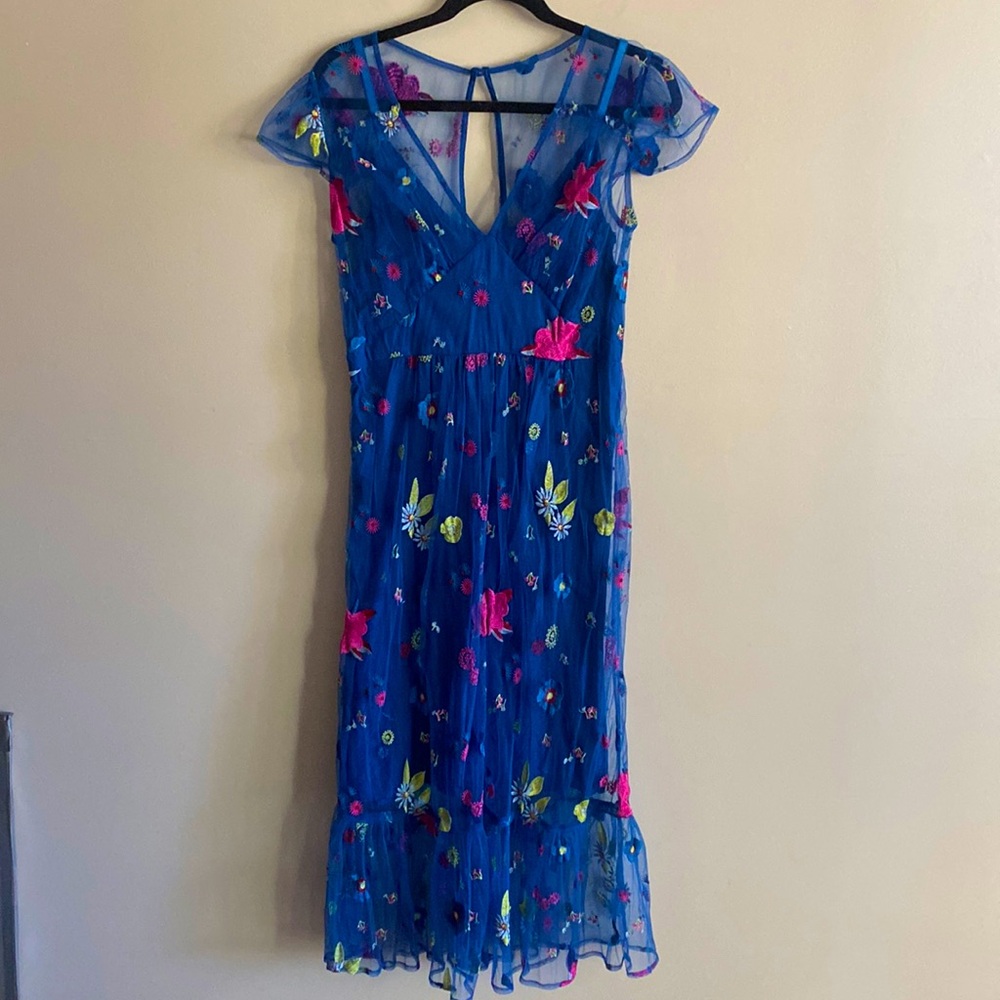 Tracy Reese X Anthro • embroidered Topaz dress - Picture 1 of 6